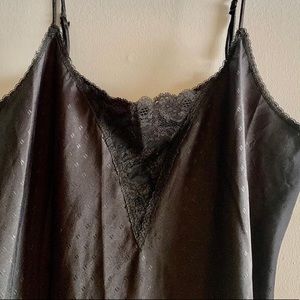 Beautiful Black Slip Laced Dress